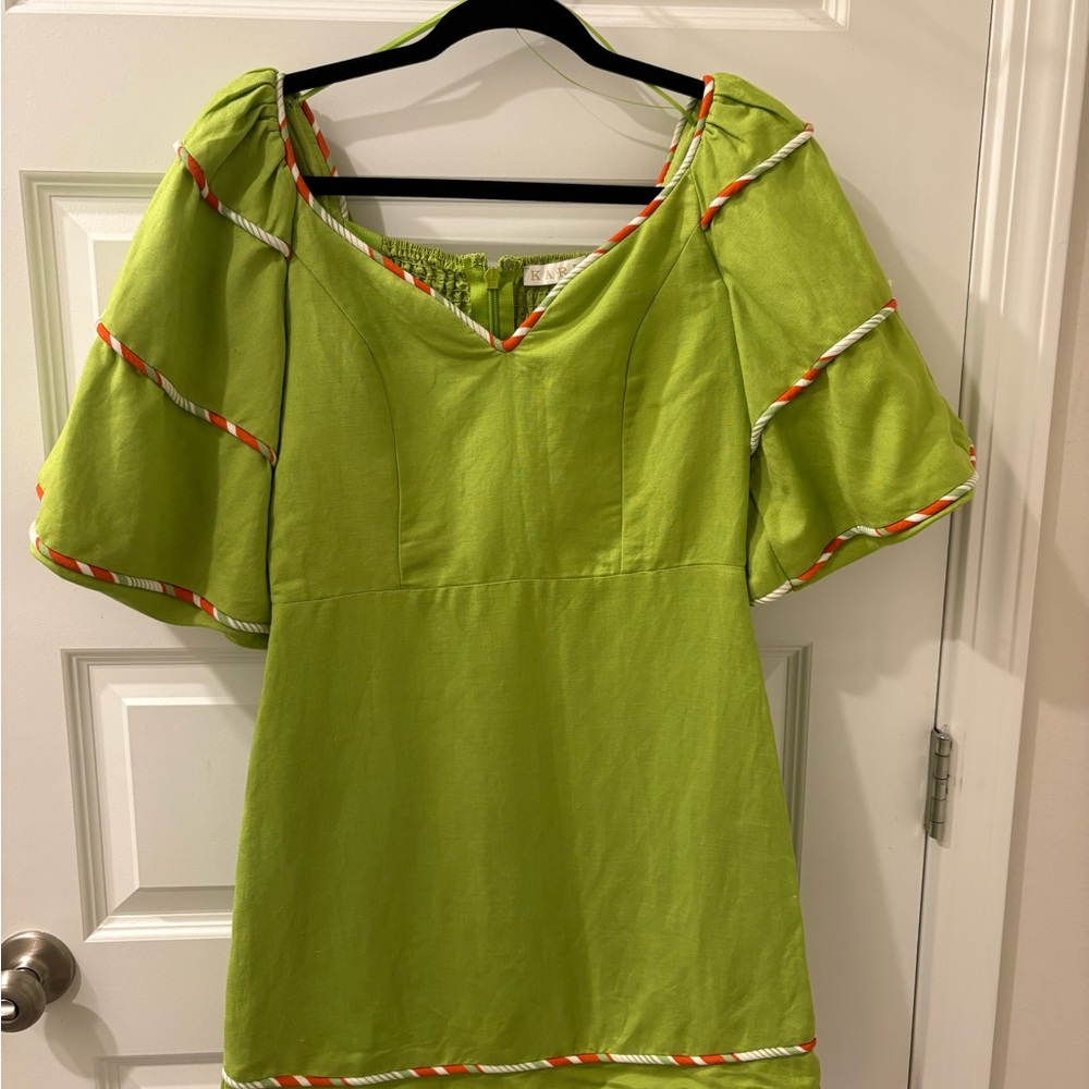 Karlie Lime Green Mini Dress